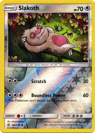 Unified Minds Slakoth #168/236 reverse holo